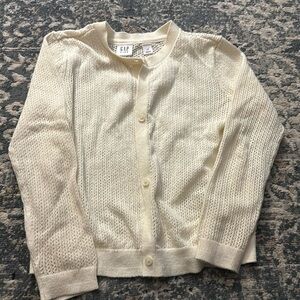 Gap Kids XS Cream Cardigan